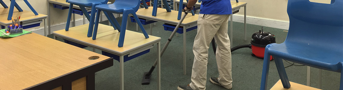 CLEANING OF SCHOOLS AND DAY CARE CENTERS.